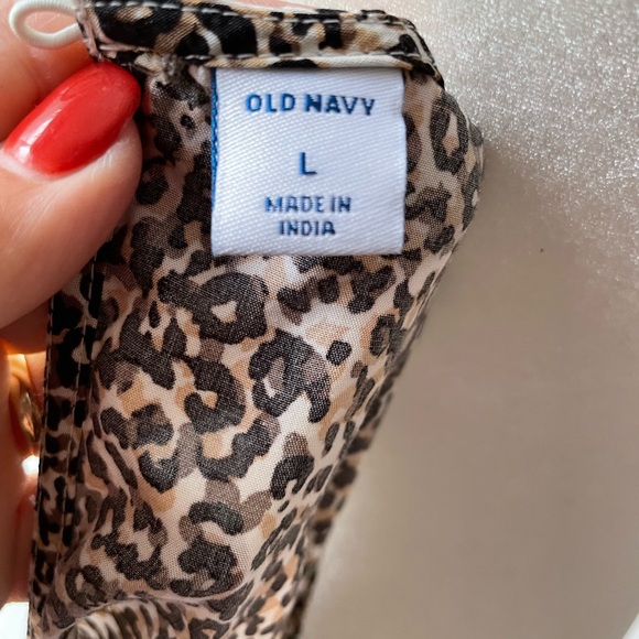 Animal print tank top with side slits - Picture 5 of 6